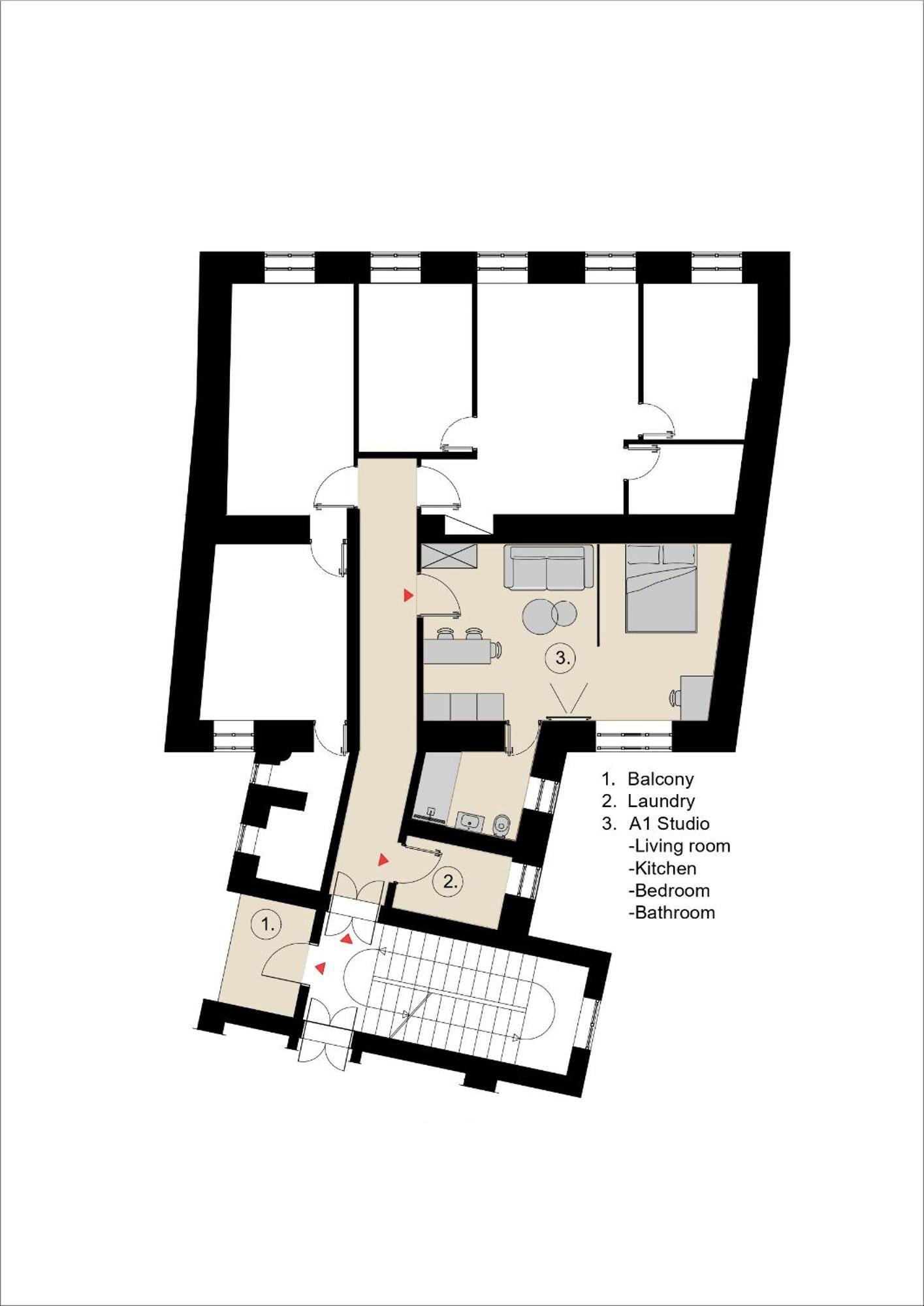 Central Apartments سراييفو المظهر الخارجي الصورة